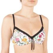 Chantelle Flowers Underwire Bikini Bra Vit m Blommor F 80 Dam