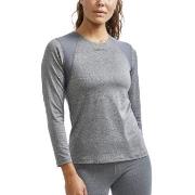 Craft Essence LS Tee Women Grå polyester Medium Dam