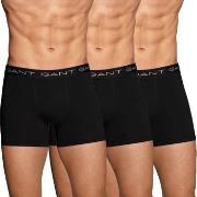 Gant Kalsonger 3P Cotton Stretch Boxer Svart bomull XX-Large Herr