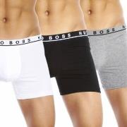 BOSS Kalsonger 3P Cotton Stretch Boxer Brief Long Flerfärgad bomull Sm...