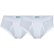 JBS Kalsonger 2P Organic Cotton Brief Vit ekologisk bomull Large Herr