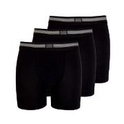 Jockey Kalsonger 3P Cotton Stretch Boxer Trunk Svart bomull X-Large He...