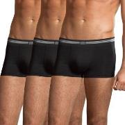 Jockey Kalsonger 3P Cotton Stretch Short Trunk Svart bomull X-Large He...