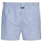 Jockey Kalsonger Woven Poplin Boxer Shorts Blårandig bomull Large Herr