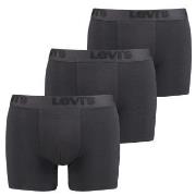 Levis Kalsonger 3P Premium Boxer Svart bomull Large Herr