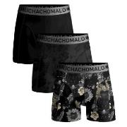 Muchachomalo Kalsonger 3P Cotton Stretch Panther Boxer Svart bomull La...