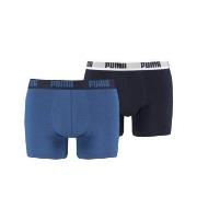 Puma Kalsonger 2P Basic Boxer Marin/Blå bomull X-Large Herr