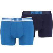 Puma Kalsonger 2P Everyday Placed Logo Boxer Blå bomull Medium Herr