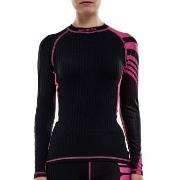 Salming Baselayer LS Tee Women Svart/Rosa polyester Medium Dam