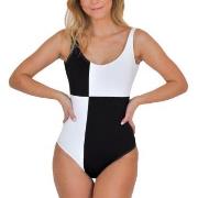 Saltabad Jackie Swimsuit Svart mönstrad polyester 38 Dam