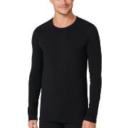 Schiesser 95-5 Organic Cotton Long Sleeve Shirt Svart ekologisk bomull...