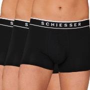 Schiesser Kalsonger 3P 95-5 Organic Cotton Rio Boxer Helsvart Medium H...