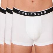 Schiesser Kalsonger 3P 95-5 Organic Cotton Rio Boxer Vit Medium Herr