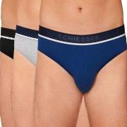 Schiesser Kalsonger 3P 95-5 Organic Cotton Rio Brief Blå/Grå bomull La...