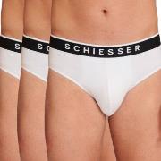 Schiesser Kalsonger 3P 95-5 Organic Cotton Rio Brief Vit bomull Large ...