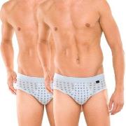 Schiesser Kalsonger 2P Essentials Sport Briefs With Fly 3XL Ljusblå bo...