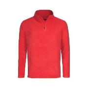 Stedman Active Fleece Half-Zip For Men Röd polyester XX-Large Herr