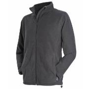 Stedman Active Fleece Jacket For Men Grå polyester X-Large Herr