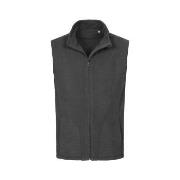 Stedman Active Fleece Vest For Men Grå polyester Small Herr