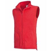 Stedman Active Fleece Vest For Men Röd polyester X-Large Herr