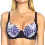 Sunseeker Tribe Attack Underwire Bikini Bra Svart mönstrad D 42 Dam