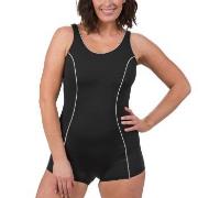 Trofe Swimsuit Sailor Look Svart polyester 48 Dam