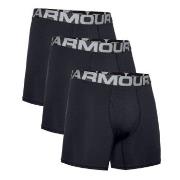 Under Armour Kalsonger 3P Charged Cotton 6in Boxer Svart Medium Herr