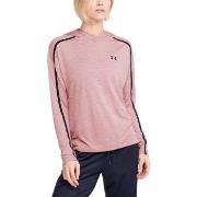 Under Armour Tech Twist Graphic Hoodie Gammelrosa polyester Medium Dam