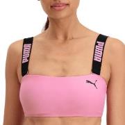 Puma Bandeau Bikini Top Rosa X-Small Dam