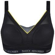 Shock Absorber BH Active Shaped Support Bra Svart/Gul B 75 Dam