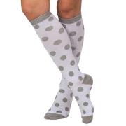 Trofe Printed Support Socks Strumpor Vit/Grå Strl 35/38 Dam