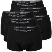 Armani Pure Cotton Trunks Kalsonger 6P Svart bomull Small Herr