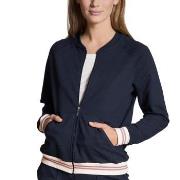 Calida Favourites Lounge Zip-up Jacket Marin bomull Medium Dam