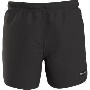 Calvin Klein Badbyxor Cool Iconic Texture Swimshorts Svart Medium Herr