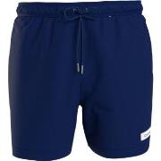 Calvin Klein Badbyxor Core Solids Drawstring Swim Shorts Marin polyest...