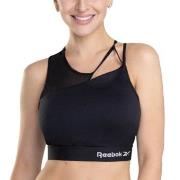 Reebok BH Alura Cut Out Crop Top Svart polyester Medium Dam