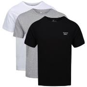 Reebok 3P Santo Crew Neck T-Shirt Svart/Grå X-Large Herr