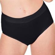 Sloggi Trosor 2P Double Comfort Maxi Multi Svart bomull 50 Dam