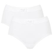 Sloggi Trosor 2P Double Comfort Maxi Multi Vit bomull 44 Dam