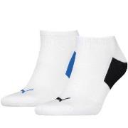 Puma Strumpor 2P Men Logo Block Sneaker Socks Vit/Svart Strl 43/46 Her...