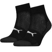 Puma Strumpor 2P Sport Cushioned Quarter Socks Svart Strl 43/46