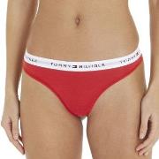 Tommy Hilfiger Trosor LOGO Waistband Thong Röd Large Dam