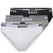 BOSS Kalsonger 3P Power Brief Svart/Vit bomull Small Herr