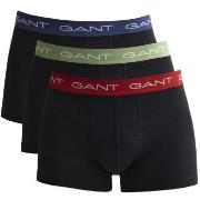 Gant Kalsonger 3P Trunk Svart bomull Large Herr