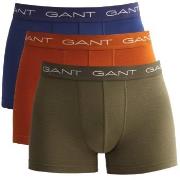 Gant Kalsonger 3P Trunk Grön/orange bomull XX-Large Herr