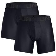 Under Armour Kalsonger 2P Tech 6in Boxers Svart polyester Medium Herr