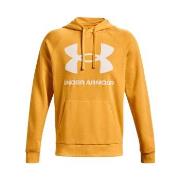 Under Armour Rival Fleece Big Logo Hoodie Orange/Vit Small Herr