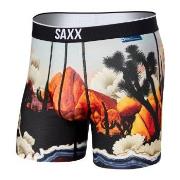 SAXX Kalsonger Volt Boxers Brief Röd/svart polyester Medium Herr