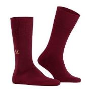 Falke Strumpor Airport Rudolph Socks Vinröd Strl 41/42 Herr