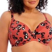 Elomi Kotiya Underwire Plunge Bikini Top Orange/Svart G 90 Dam